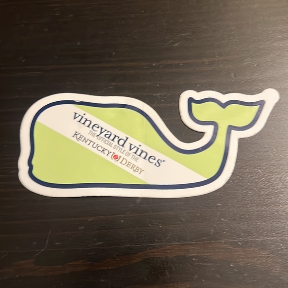 Two Brand New Limited Edition Kentucky Derby Vineyard Vines Whale Stickers - Picture 5 of 7